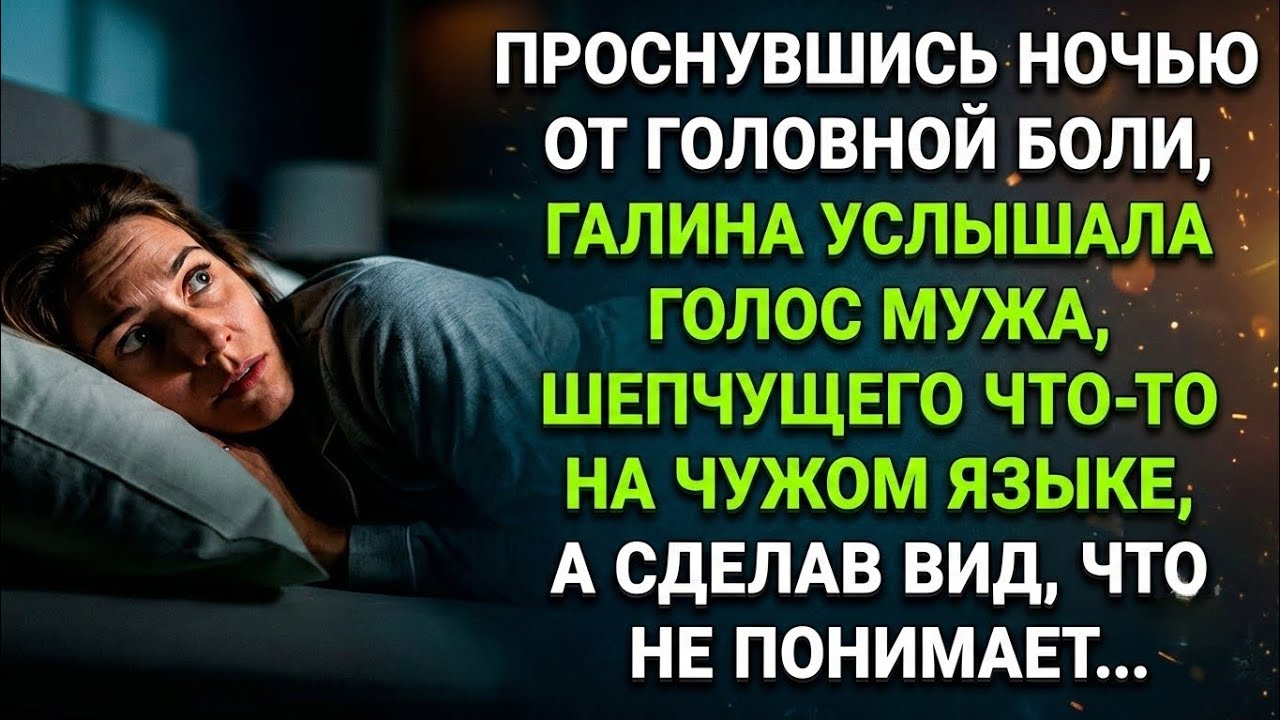 Проснувшись ночью от головной боли, Галя услышала мужа, шепчущего на чужом языке...
