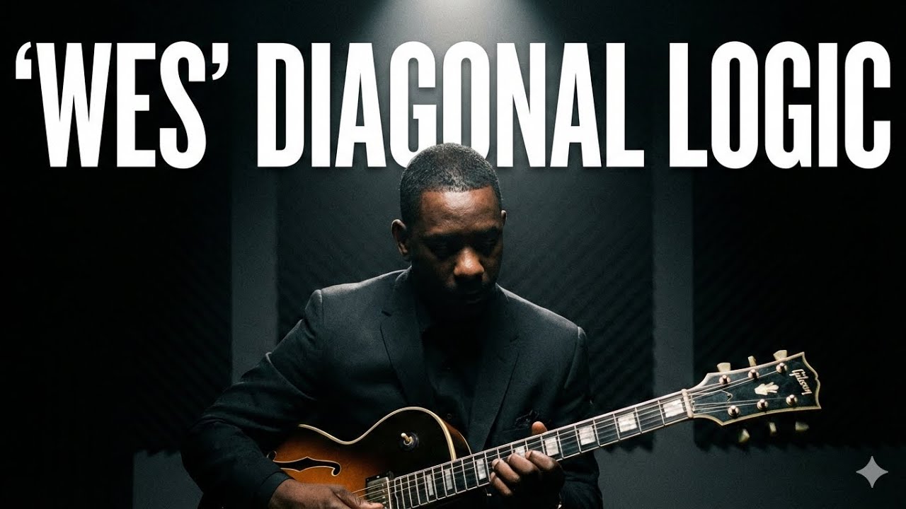 Stop Guessing Scales — Wes Shows the Diagonal Logic #jazzguitar #voiceleading #junewonchoi 