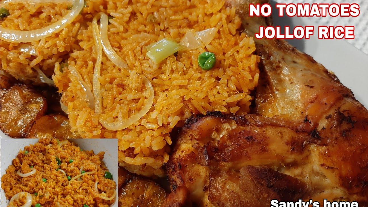 How to Cook Jollof Rice Without Tomato Paste or Tomatoes/Carrot Jollof Rice
