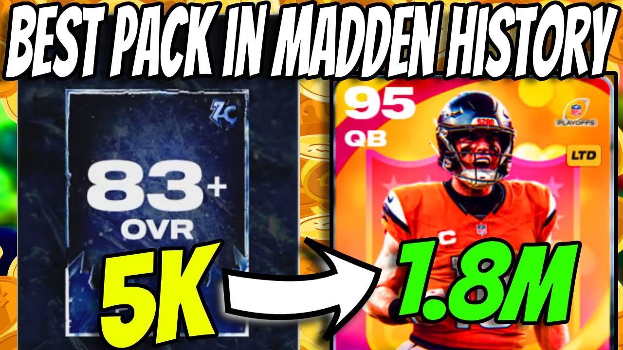 О боже, я выбил столько монет, открывая наборы!! Лучший набор в истории Madden!!