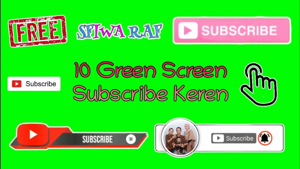 Top 10 green screen Subscribe follow button || No copyright || Free download #sfiwaraf