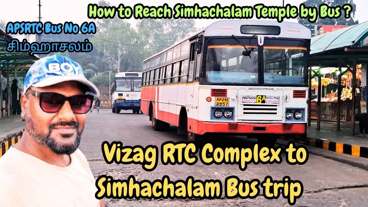 Vizag RTC Bus Complex to Simhachalam Hill Bus Trip | How to Reach Simhachalam Temple by APSRTC Bus?
