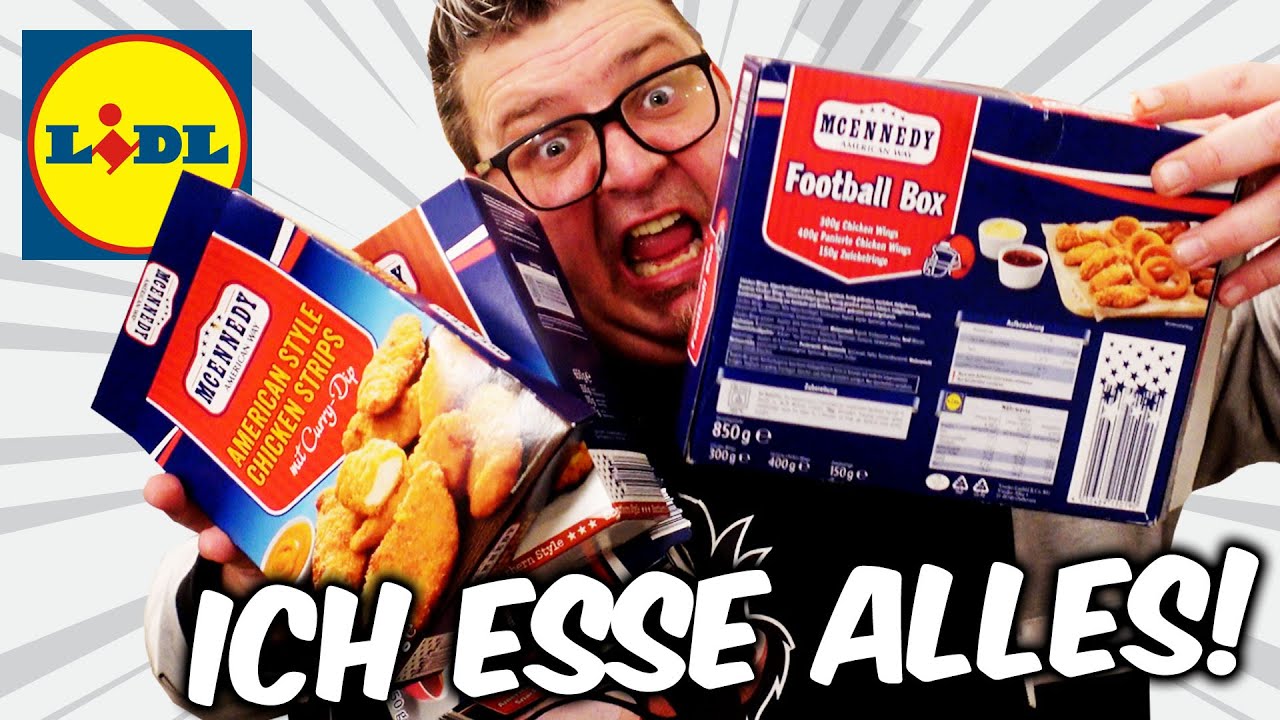 ICH ESSE ALLES | TEST: LIDL SUPER BOWL SNACKS