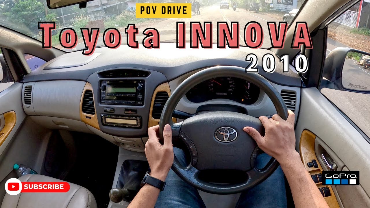 POV Drive | 2010 Toyota Innova 2.5 V | Diesel Manual | Narrow road drive | Kerala road | Jonnxoo