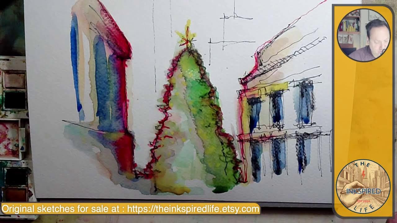 Holiday Inkspired Sketching