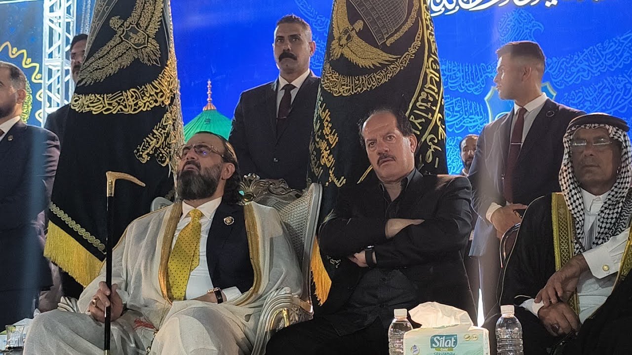 يا شيخي كل الهلا حياك يا استاذي الراية بيدك زهت من ارض الرمادي