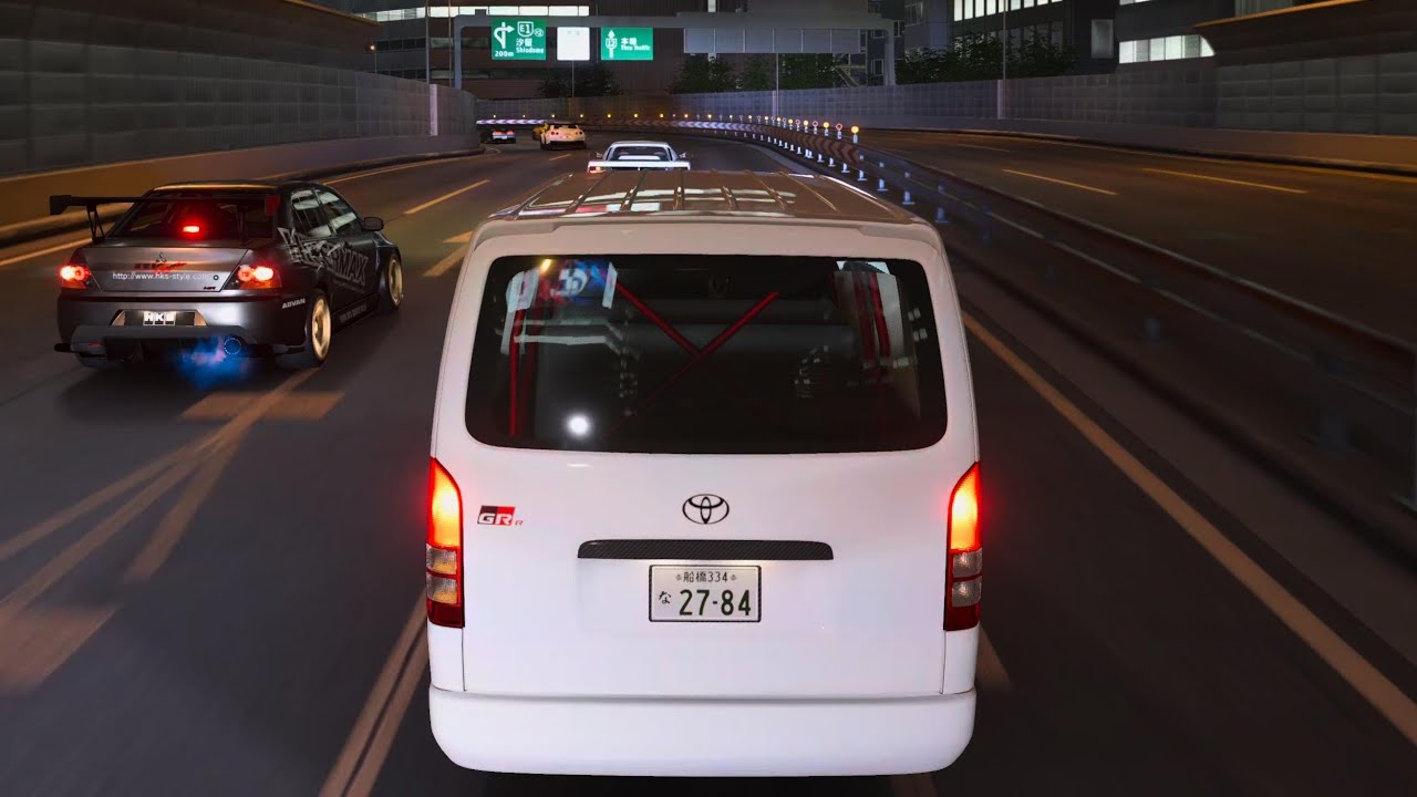 Gran Turismo 7 - 1232HP Toyota Hiace Van DX '16 | Tokyo Expressway - East Clockwise