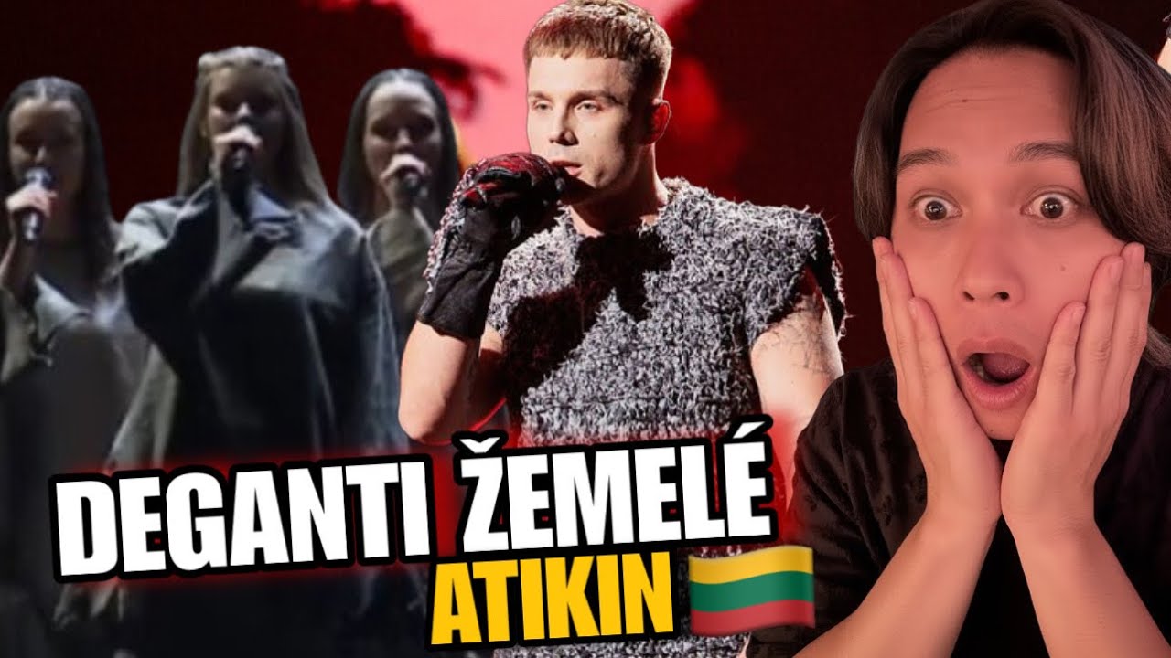 🇱🇹 Atikin - Deganti žemelė - EUROVIZIJA.LT 2026 Lithuania | REACTION