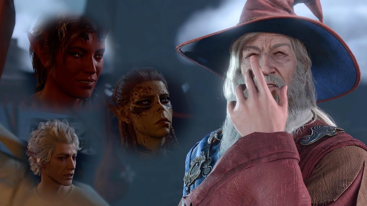 Baldurs Gate 3 - Companions React to Elminster Aumar 😏 Gale Granddad #baldursgate3
