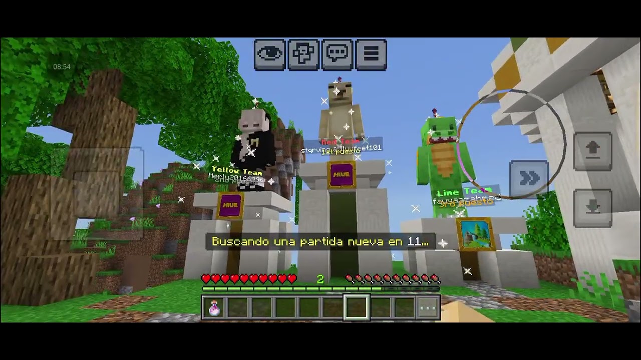 Jugando Minecraft skiwars probando micrófono #1