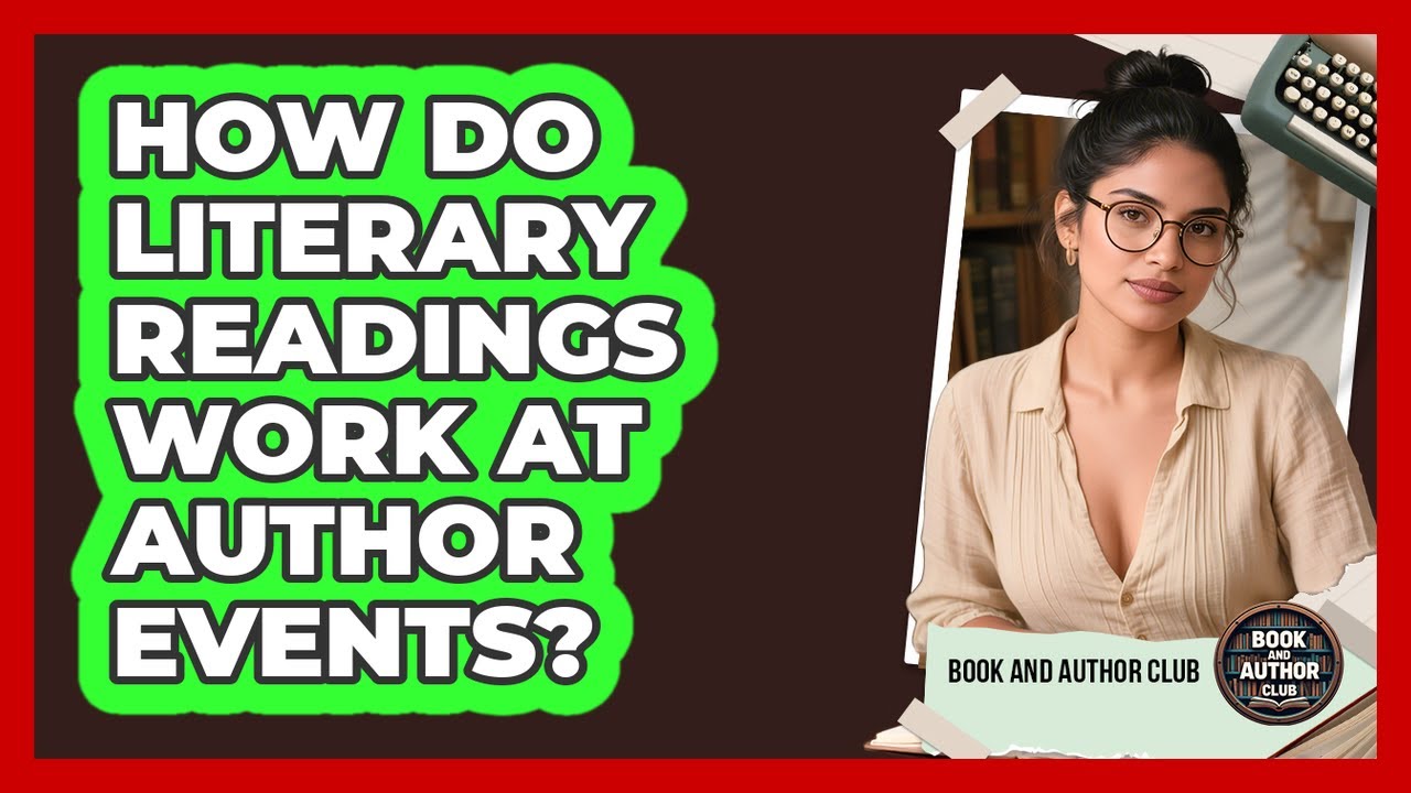 How Do Literary Readings Work At Author Events? - Book and Author Club