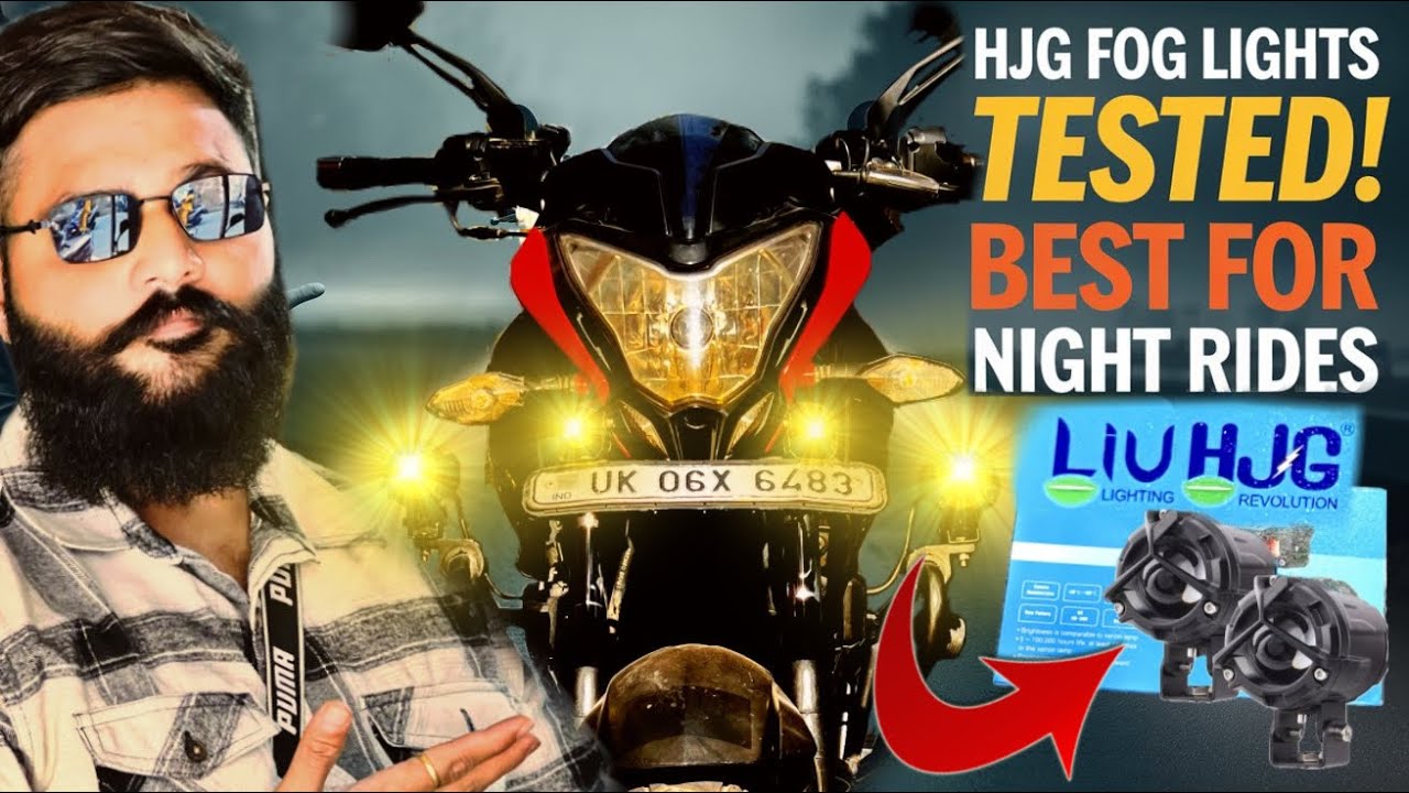Hjg Mercedes Fog Light Installation🔥 | Best Fog Lamp For Bikes | Fog Light 💡