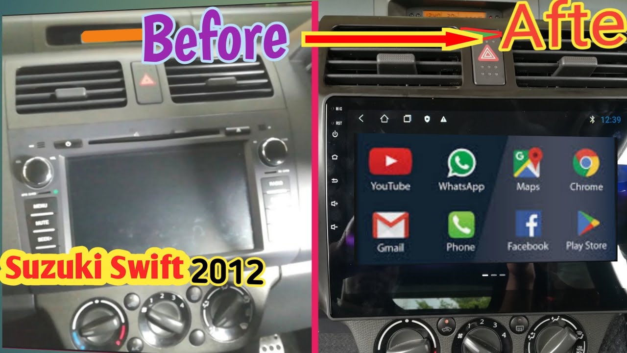 Suzuki swift install Android music system