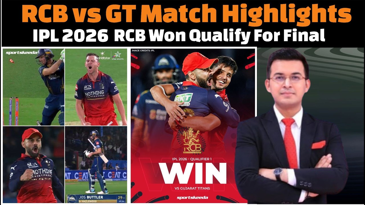 Royal Challengers Bangalore vs Gujarat Titans complete match highlights IPL 2026 today.