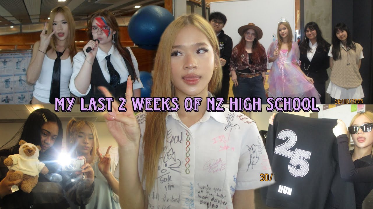my last 2 weeks of nz high school! | leavers week, moments w friends, awards