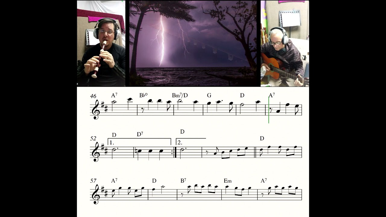 Recorder Sheet Music / Brisas del Zulia / Amable Espina