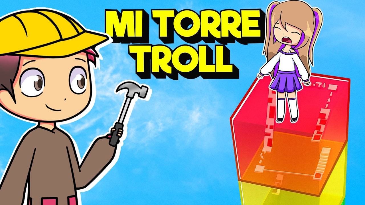 Creé MI PROPIA TORRE TROLL en Roblox 😱
