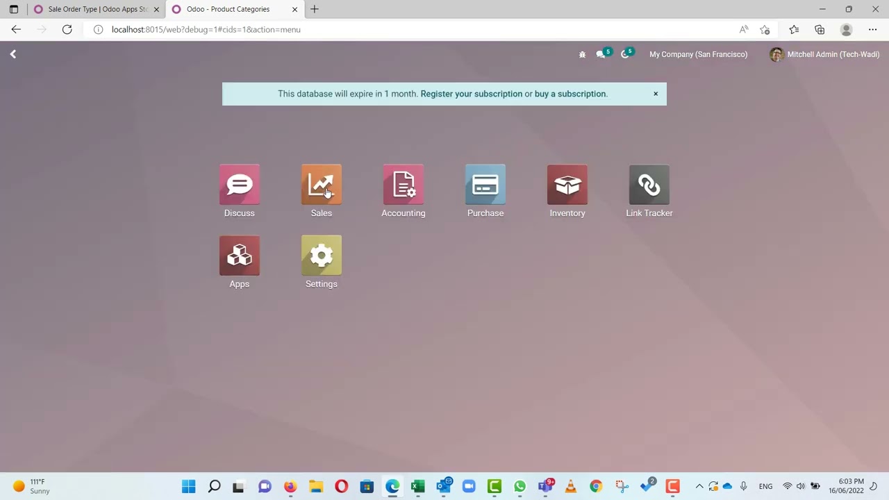 كيفية التفريق بين ايرادات المبيعات المختلفة ( مثل الكاش و الآجل و مبيعات الأفرع ) في Odoo.