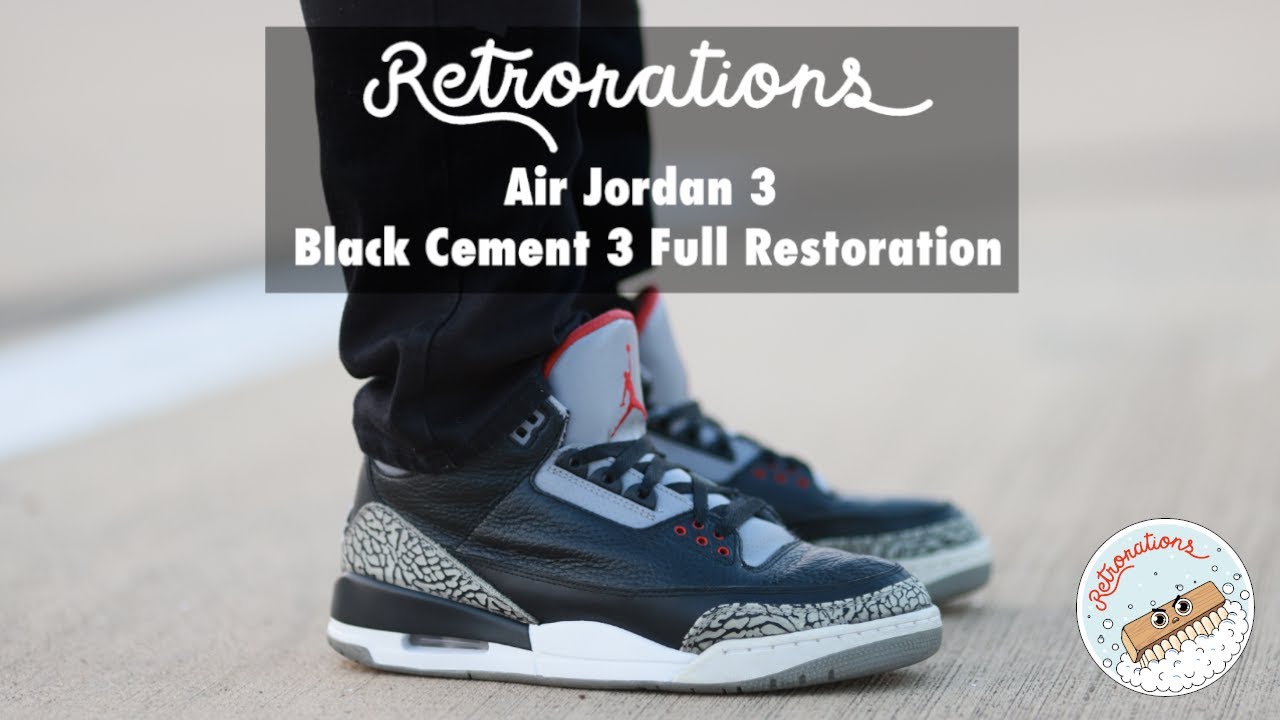 Air Jordan Black Cement 3 Restoration! | By Retrorations