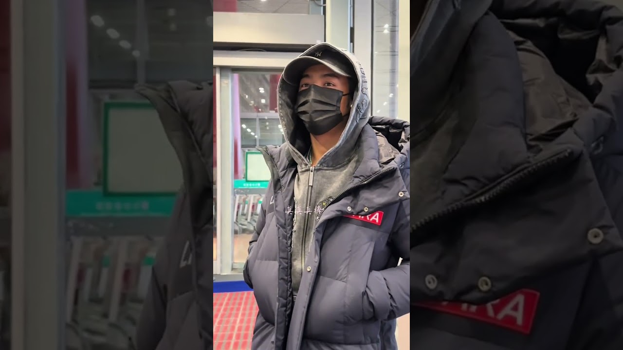 【2026.01.15】Tenzin Tsundue | Beijing Airport,  arrival video  丁真抵达北京机场 (成都✈北京)