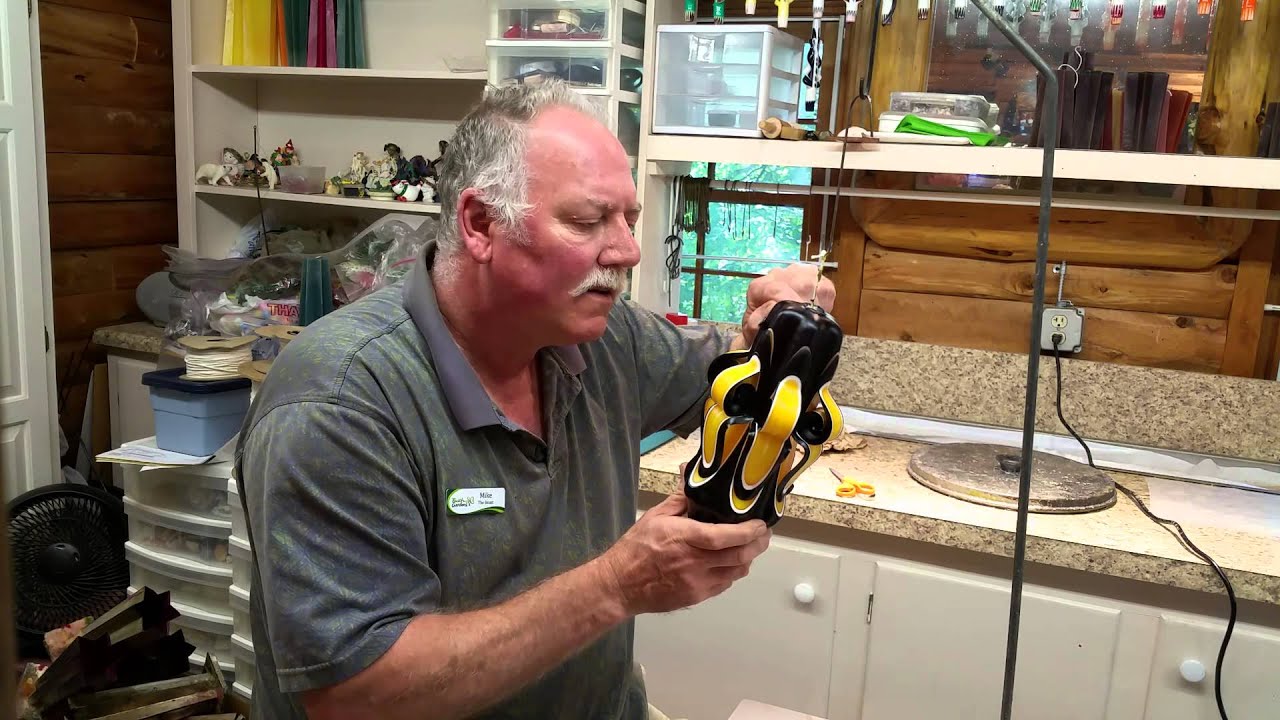 Candle carving at Busch Gardens