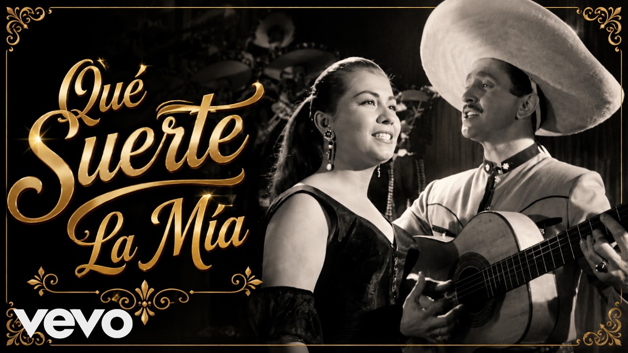 Lola Beltrán, José Alfredo Jiménez & Demetrio González – Qué Suerte La Mía (Official Music Video)