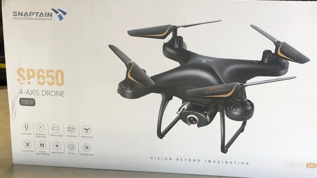 Snaptain SP650 1080p Camera Drone - Unboxing and First Look