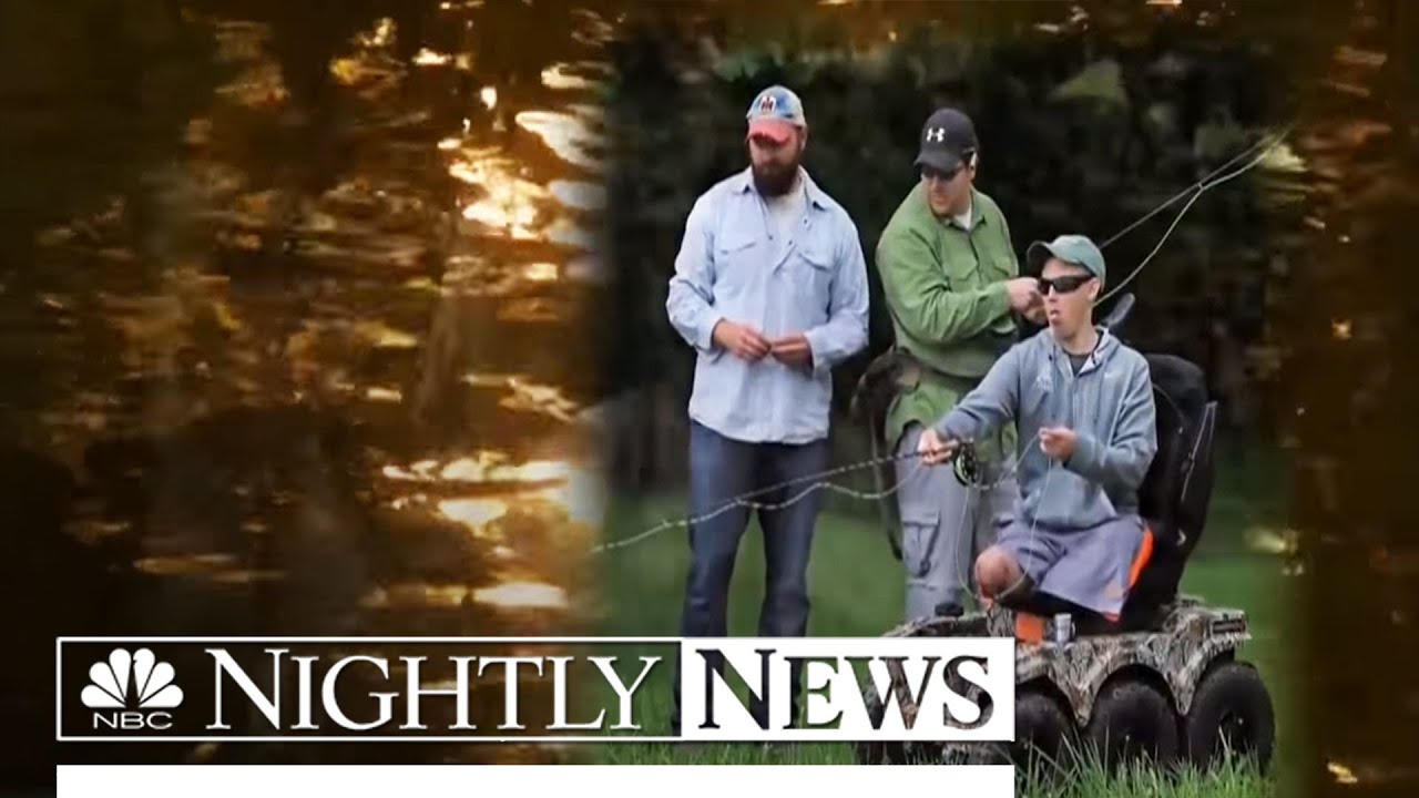 Wounded Veterans Find Peace Through the Serenity of Fly Fishing | NBC Nightly News