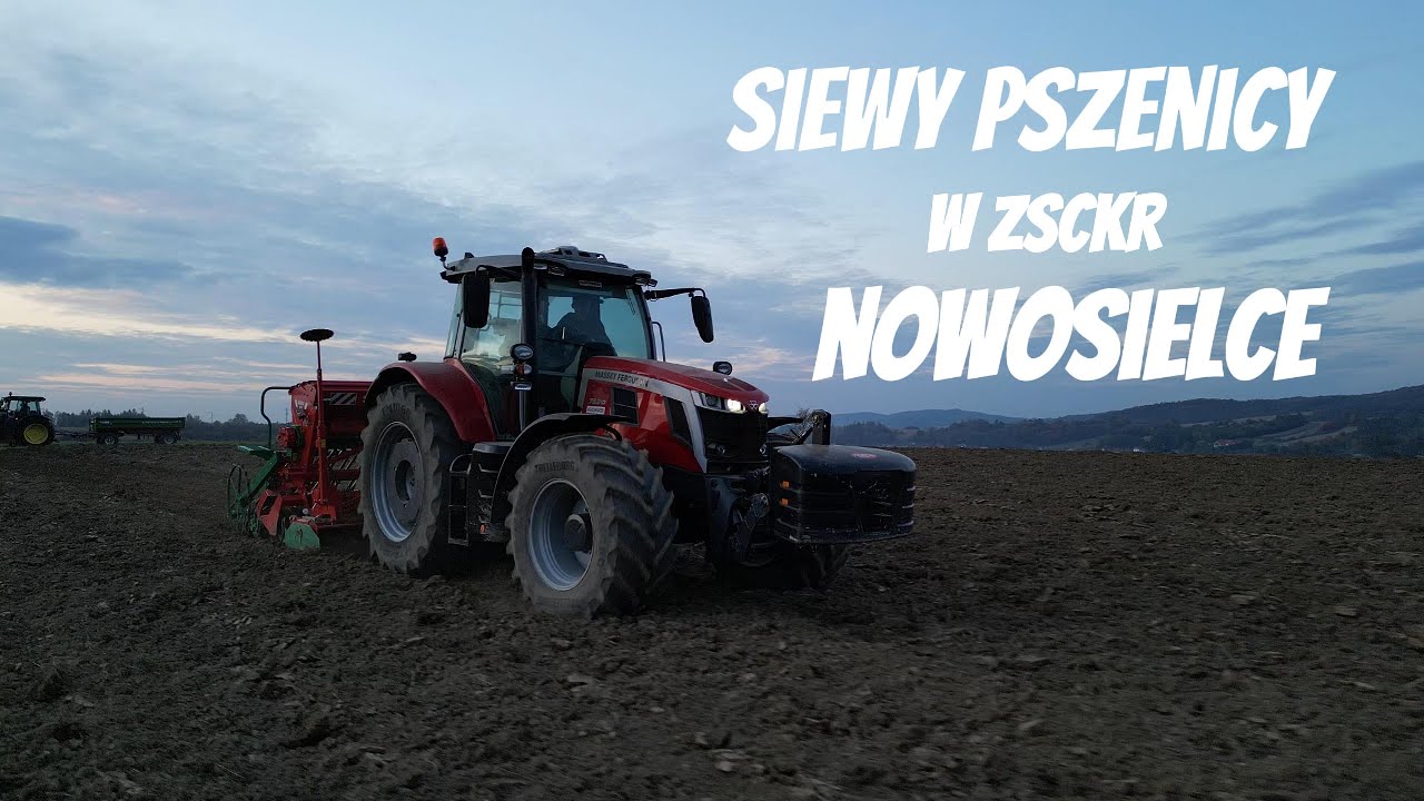 Siewy pszenicy w ZSCKR Nowosielce