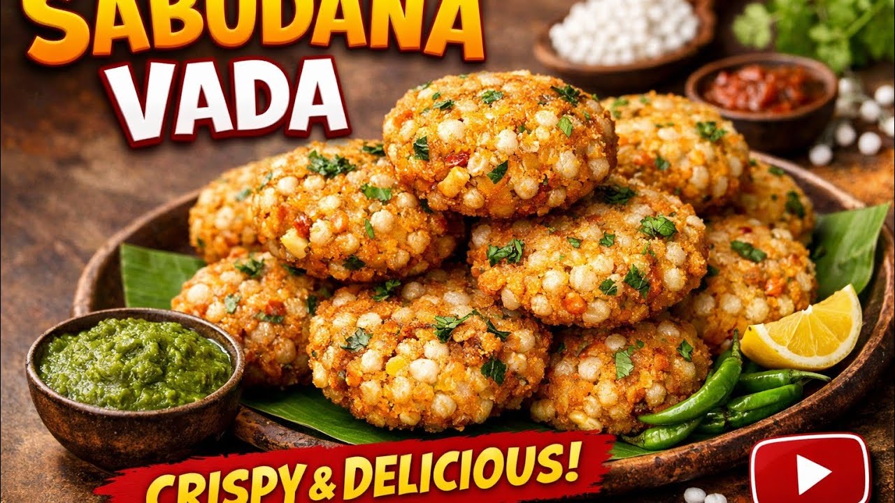 Uper se Crispy Ander se Soft Sabudana Vada | Bagair phate Sabudana Vada Recipe | byCook withAzra ♥️