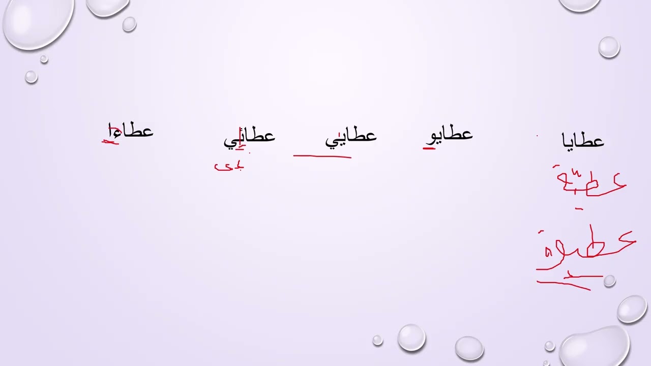 قلب الهمزة ياء او واو- الموضع الأول
