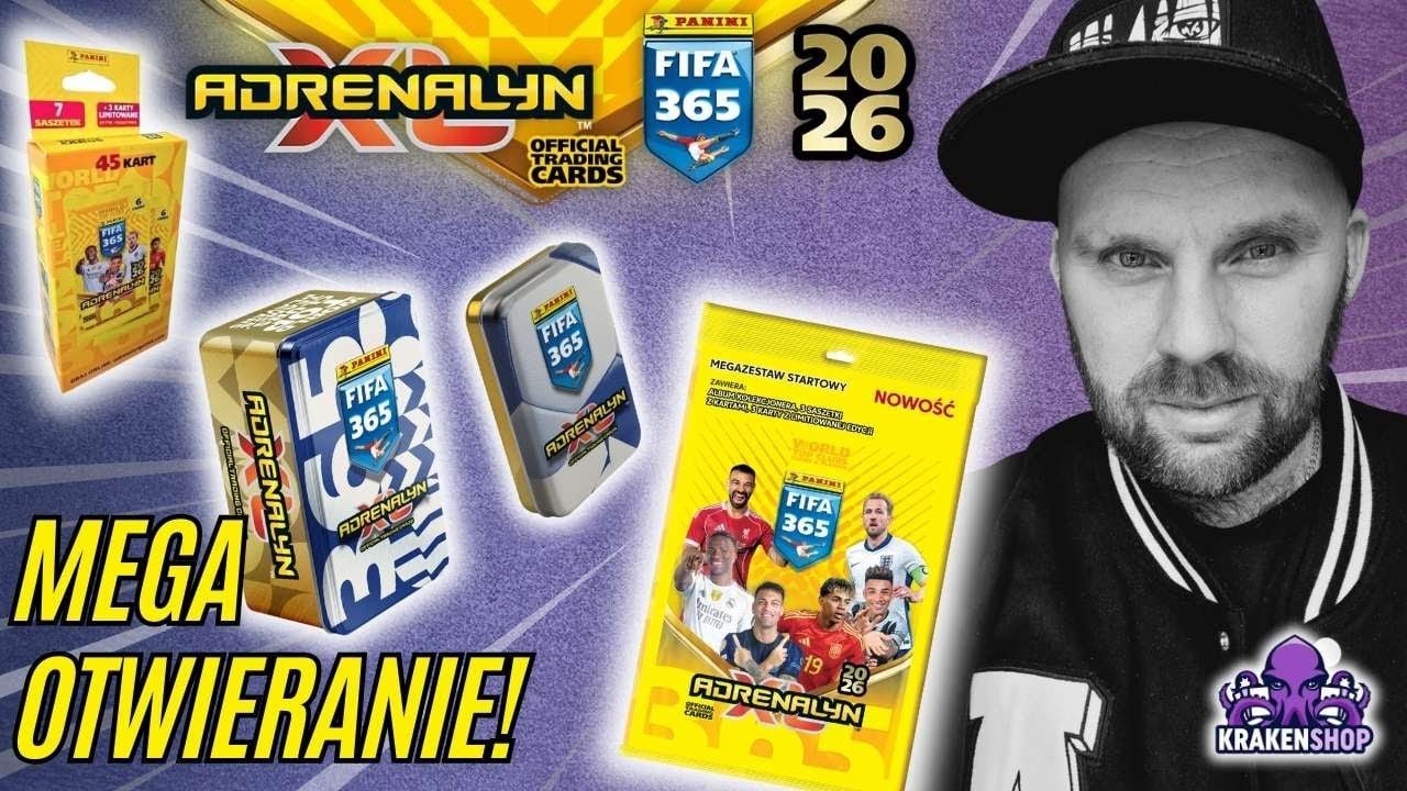 HIT! PANINI FIFA 365 2026 - STARTERPACK + MULTIPACK + DUŻA PUSZKA + MAŁA PUSZKA + 2 R&Oacute;ŻNE BLISTRY!!!
