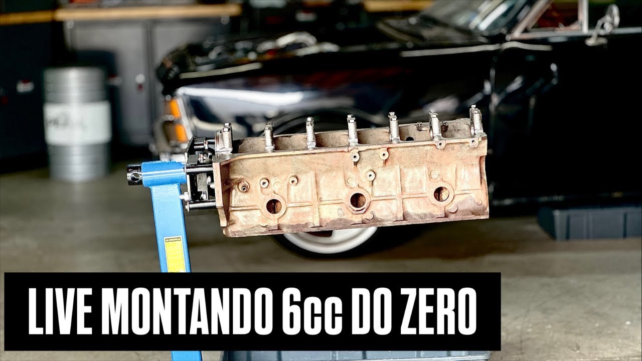MONTAGEM MOTOR OPALA 6cc AO VIVO PARTE 1