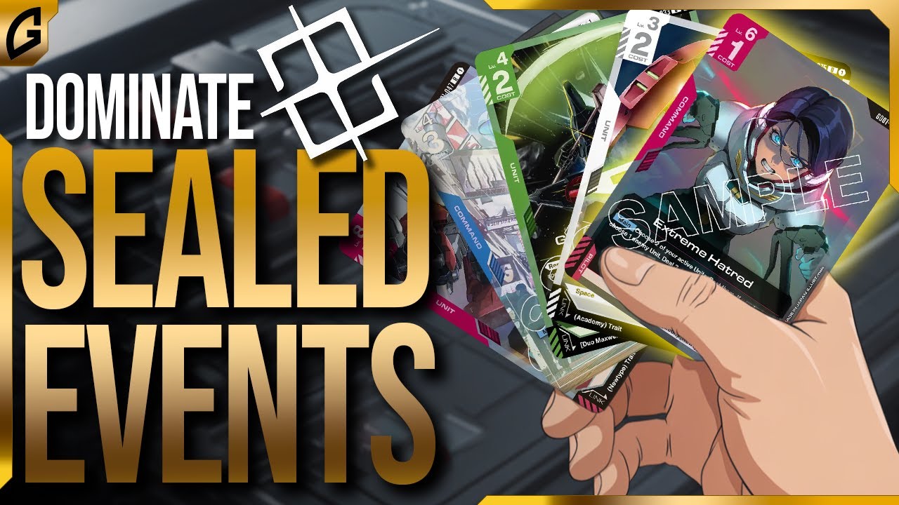 How To Build a Winning Deck for Sealed Format - Gundam Card Game