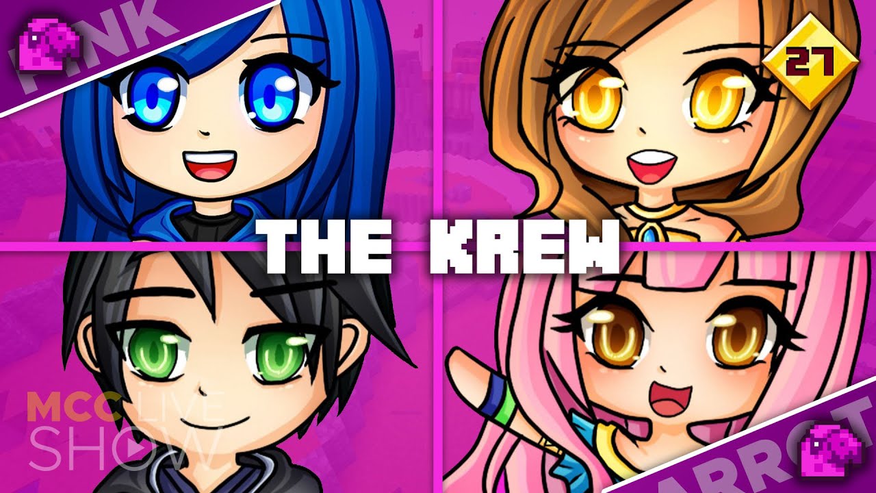 MCC 27 - Pink Parrots Team Intro - The KREW (ItsFunneh, Rainbow, GoldenGlare, DraconiteDragon)