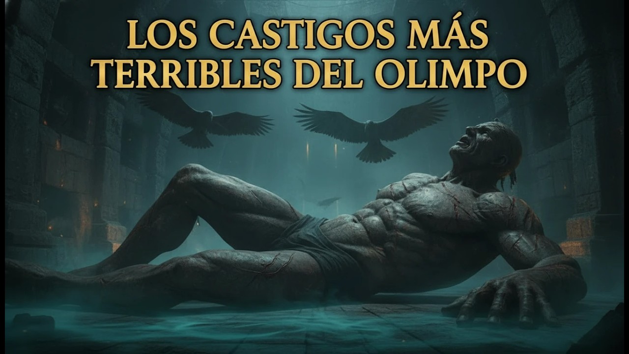 Los 10 castigos más crueles de la Mitología Griega (Sísifo, Prometeo, Níobe, Ixión, Aracne y más)