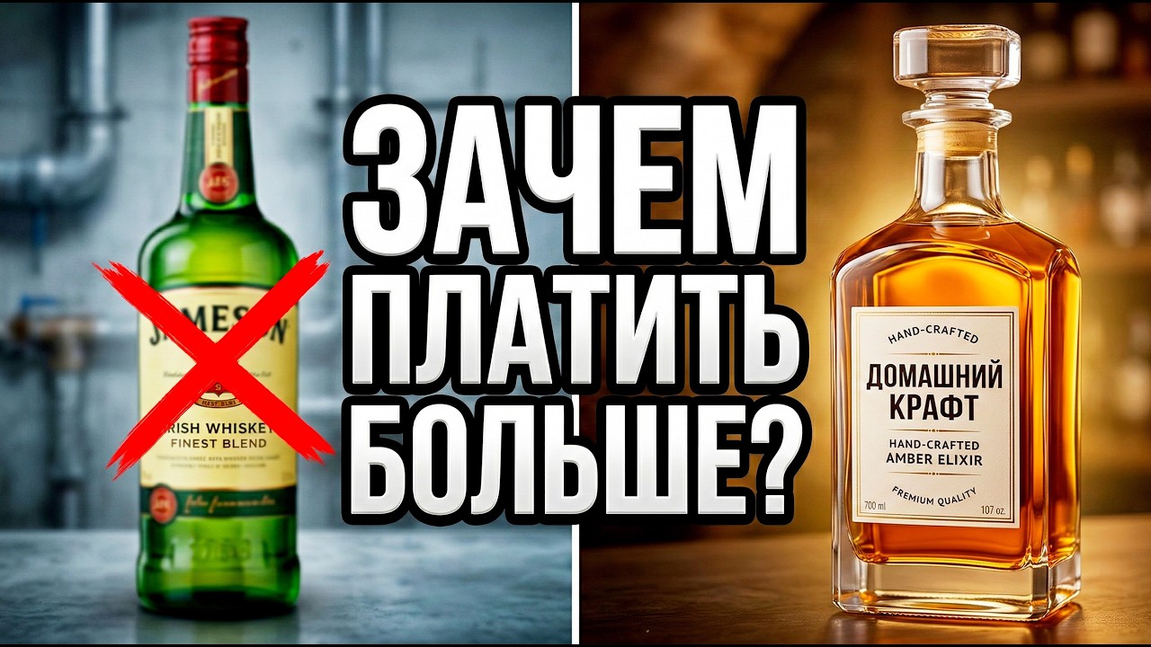 Убийца Jameson? Домашний виски из концентрата: Стоит ли переплачивать? 