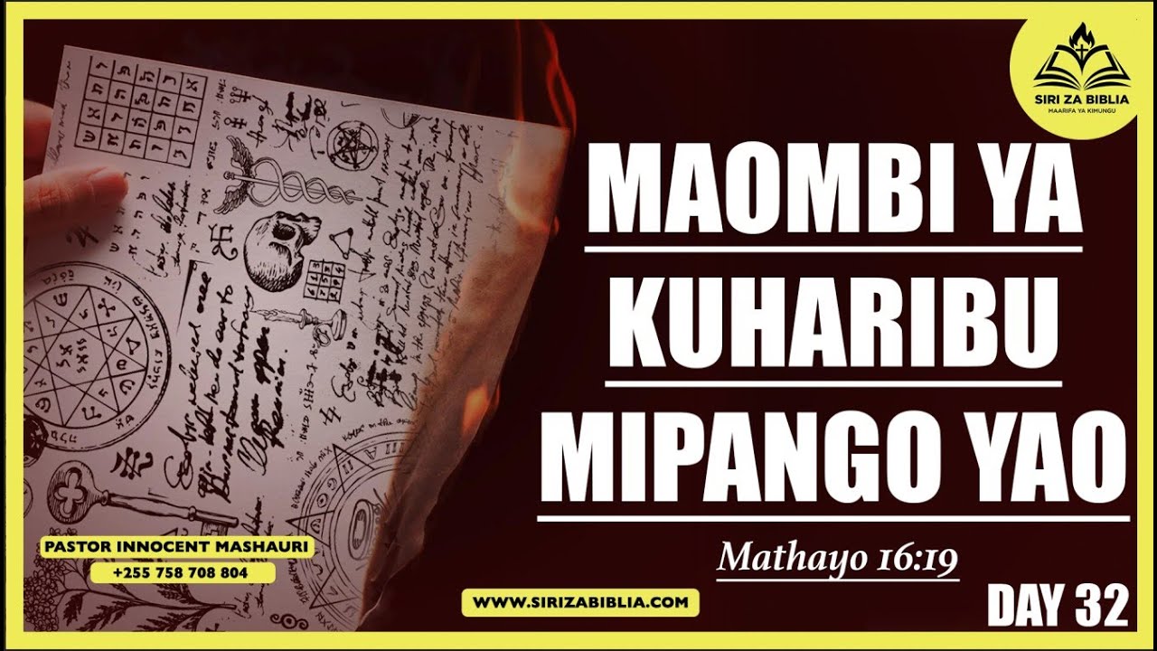 #LIVE: MAOMBI YA KUHARIBU MIPANGO YAO MIBAYA KWAKO // DAY 32