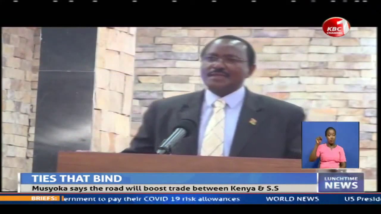 Kalonzo calls for the completion of Juba-Kapoeta road