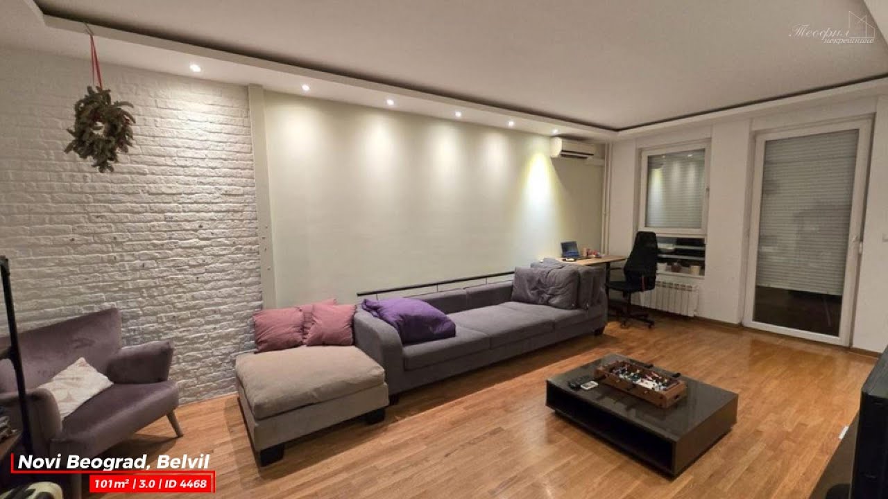 Na prodaju: Trosoban Stan – Novi Beograd, Belvil | 101m² | ID 4468