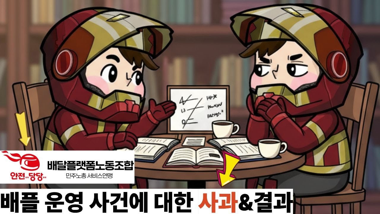배달 플랫폼노조의 배플운영 관련 방송