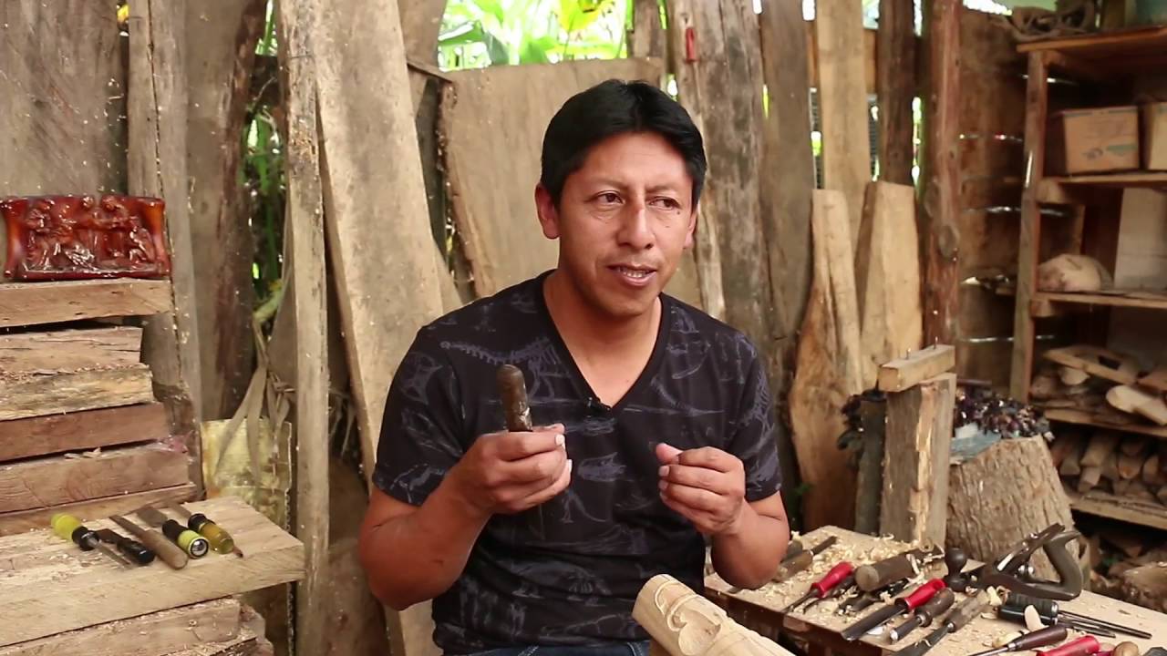 Rostros de indígenas inmortalizados en  mascaras de madera. #RegiónTR3CE