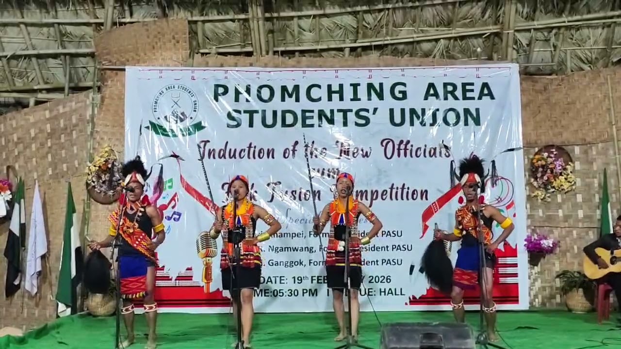 33rd PASU folk song fusion competitions 2026#1st position Longwa students union