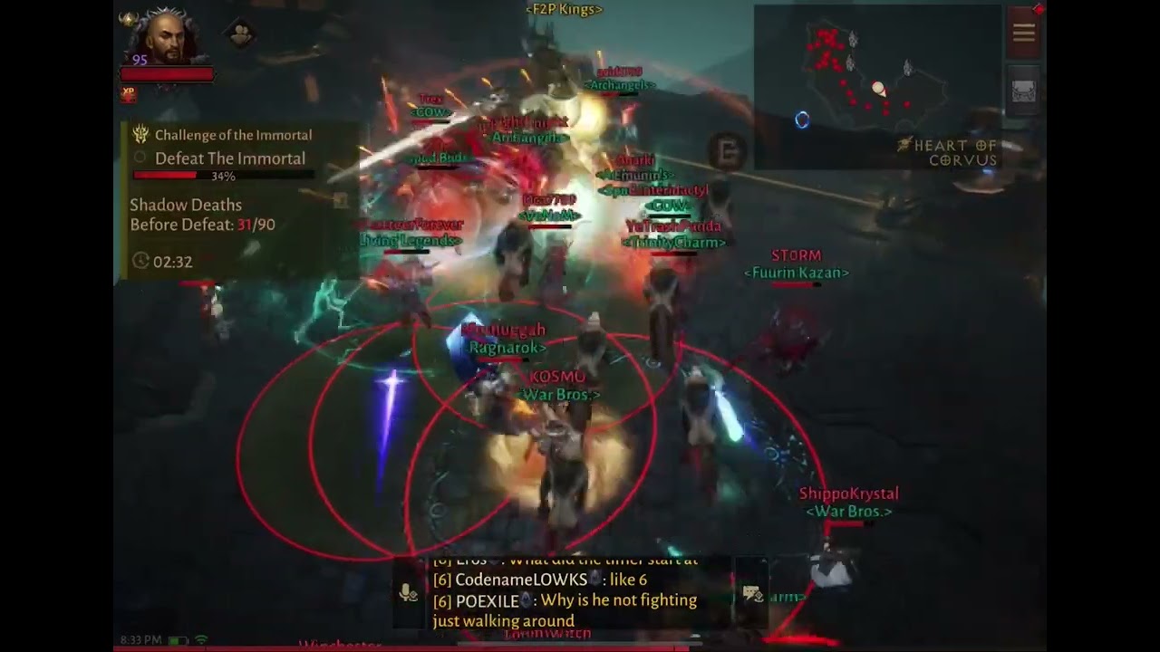 Diablo Immortal; challenge of the immortal