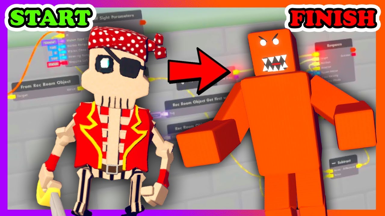 Using Rec Room AI To Make Your Monster | Rec Room Circuits Tutorial