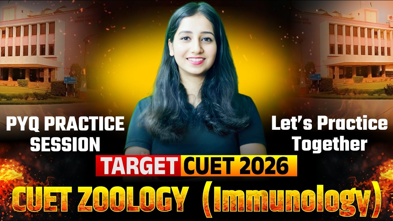 CUET ZOOLOGY (Immunology) PYQ Questions Practice I  Question Practice cuet pg 2026