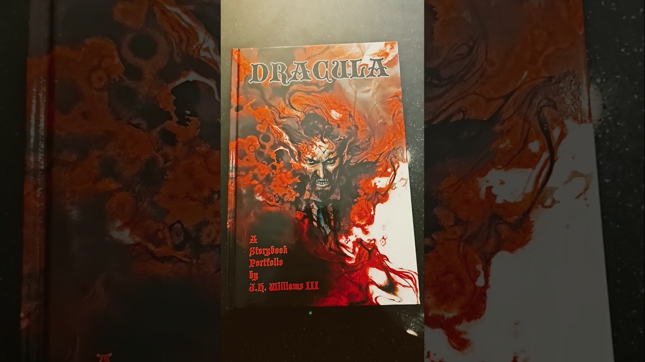 Dracula A Storybook Portfolio by J.H. Williams III #hardcover #imagecomics #beautiful #haunting #art