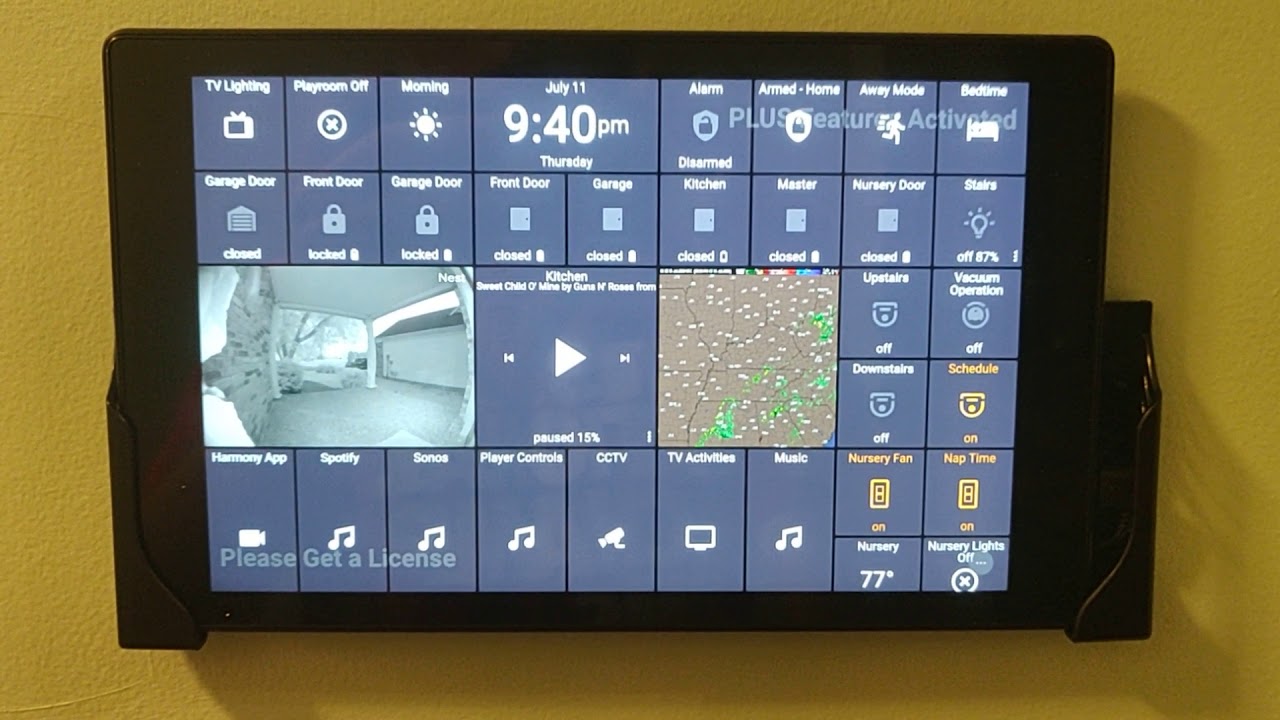 Action tiles and sharptools controlling smartthings, hubitat and harmony
