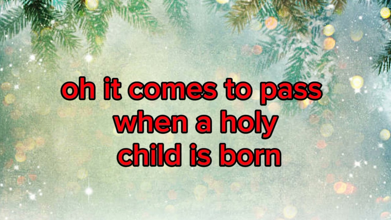 Darlene Zschech When a child is born, O holy night karaoke