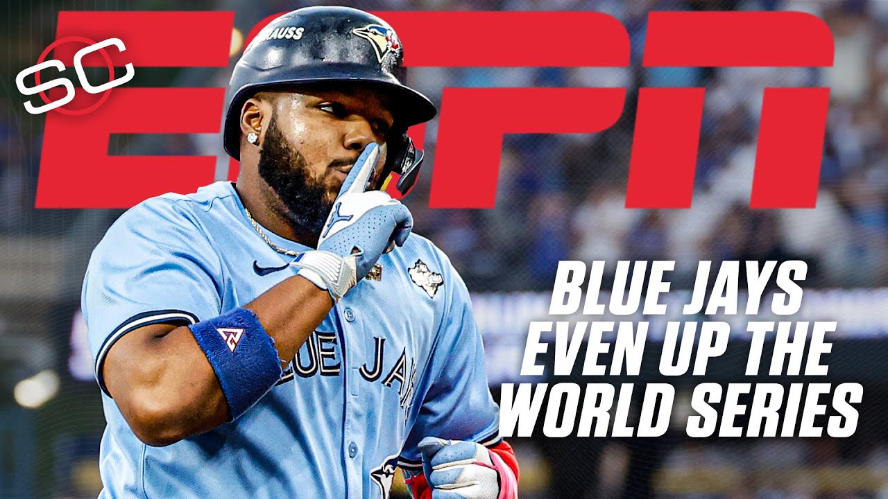 GAME 4 REACTION: Blue Jays even up the series vs. Dodgers ⚾️ | SportsCenter